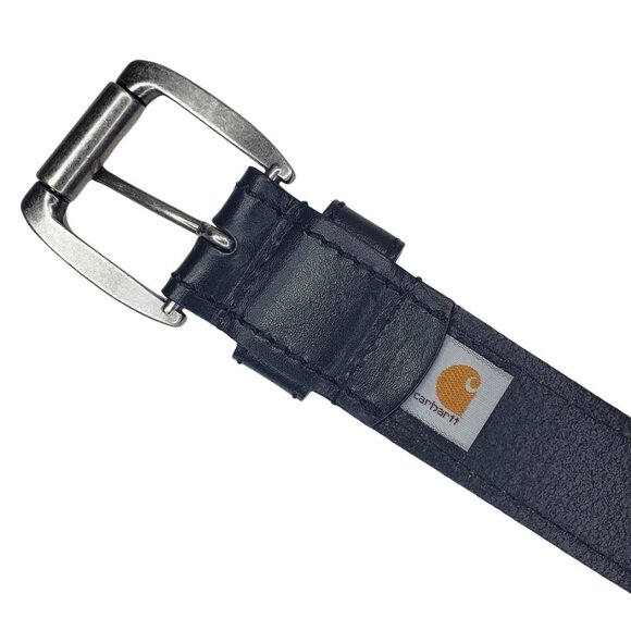 Carhartt Black Leather Roller Belt -- Men's size 40 (waist 38) - Picture 4 of 6